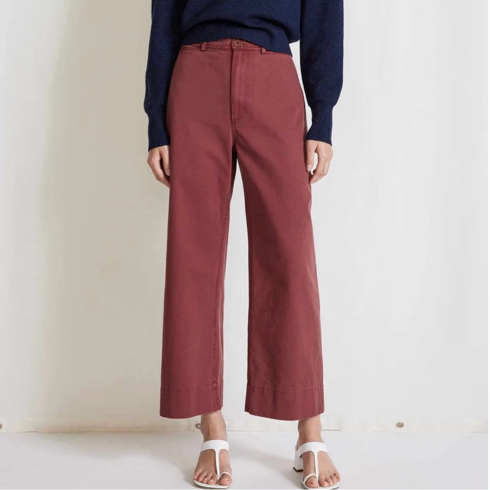 Apiece Apart chino merida pant in brick dust size 0